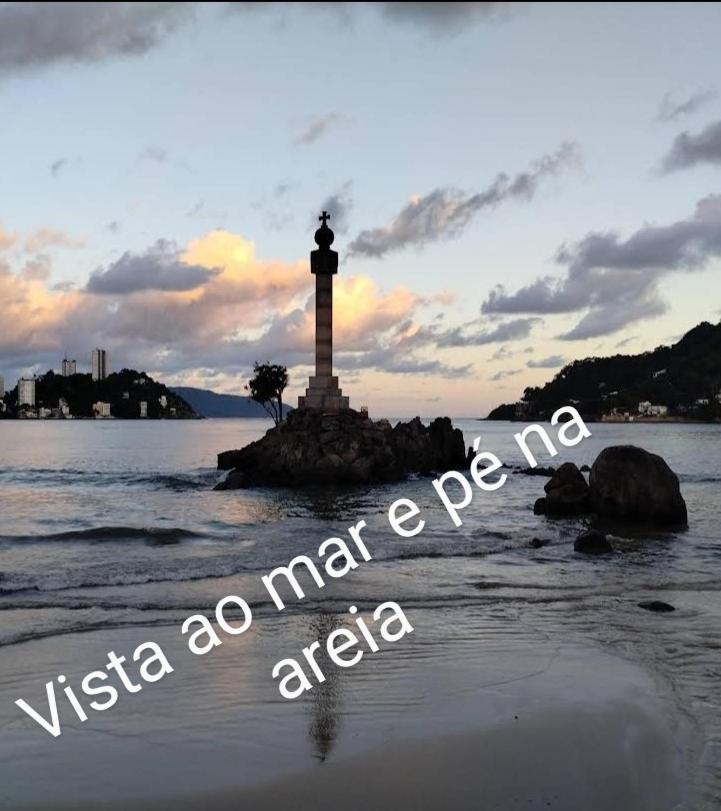 Apartamento Vista Ao Mar São Vicente Exterior foto