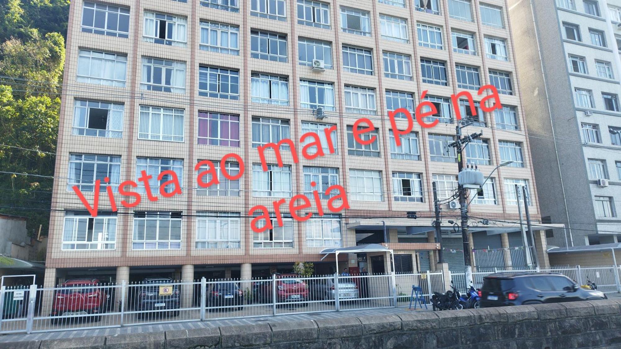 Apartamento Vista Ao Mar São Vicente Quarto foto